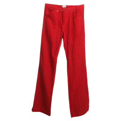 Kenzo pantalons simples en rouge