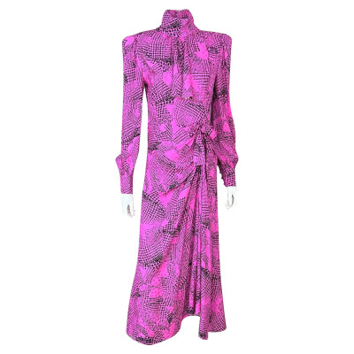Alessandra Rich Kleid aus Seide in Rosa / Pink