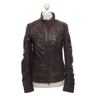 Jagger & Evans Jacket/Coat Leather in Brown