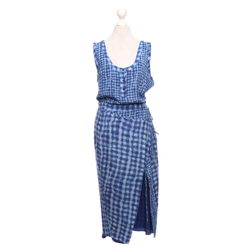 ALTUZARRA Damen Kleid aus Seide in Blau Größe: FR 38