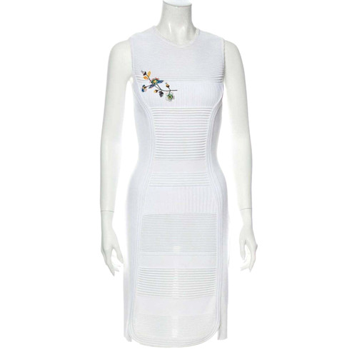 CHRISTIAN DIOR Damen Kleid aus Viskose in Weiß Größe: FR 38