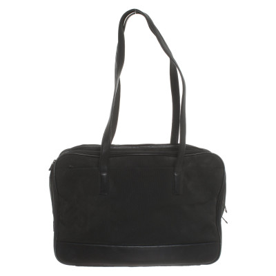 Tumi Handtasche aus Leder in Schwarz