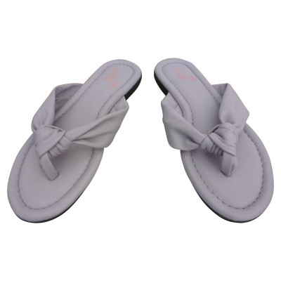 Juvia Slippers/Ballerinas Leather in Violet