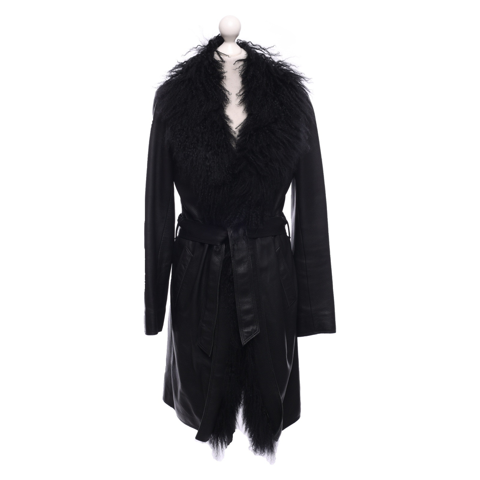 BONNIE MANFRED BOGNER Women's Jacket/Coat Leather in Black