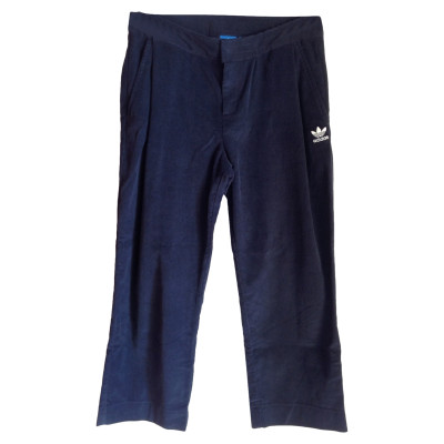 Adidas Paire de Pantalon en Coton en Bleu