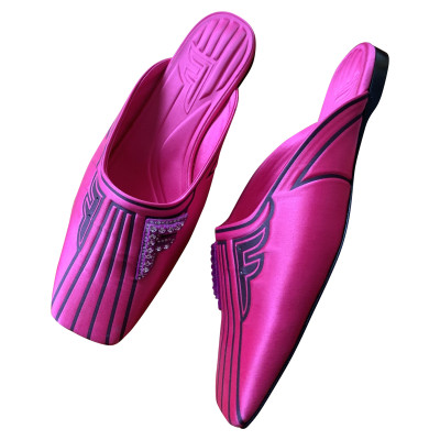 Fendi Sandalen aus Canvas in Rosa / Pink