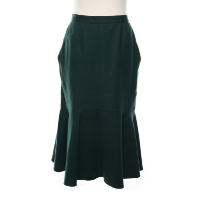 Cacharel Skirt Wool in Green