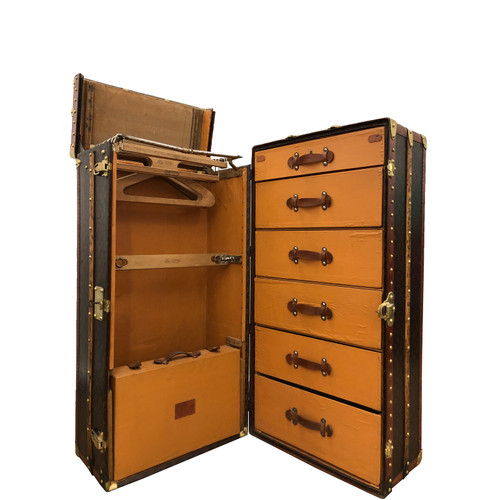 LOUIS VUITTON Damen Antiker XL Schrankkoffer aus den „Goldenen 20ern“