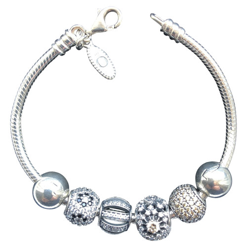 Soldaat Plaats Taiko buik PANDORA Women's Armreif/Armband aus Silber in Silbern