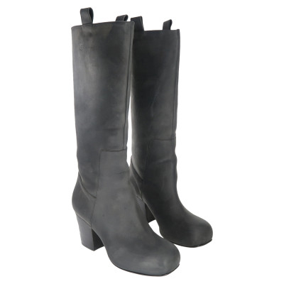 Biography Boots Leather in Grey