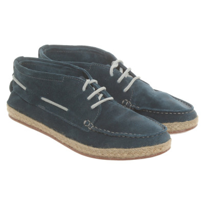 N.D.C. Made By Hand Lace-up shoes Suede in Blue