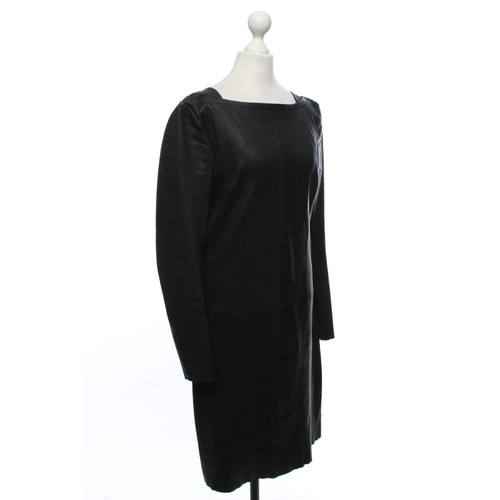 MICHALSKY Women's Kleid aus Leder in Schwarz Size: M