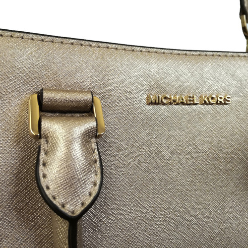 MICHAEL KORS Women's Umhängetasche aus Leder in Gold