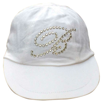 Blumarine Hut/Mütze aus Baumwolle in Weiß