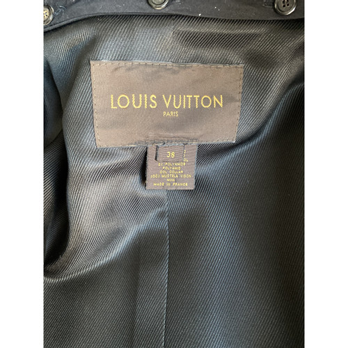 LOUIS VUITTON Damen Jacke/Mantel aus Canvas in Schwarz