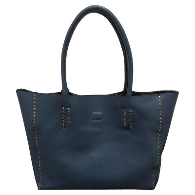 Campomaggi Shopper Leather in Blue