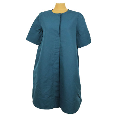 Cos Dress Linen in Turquoise