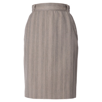 Versace Skirt Wool in Taupe