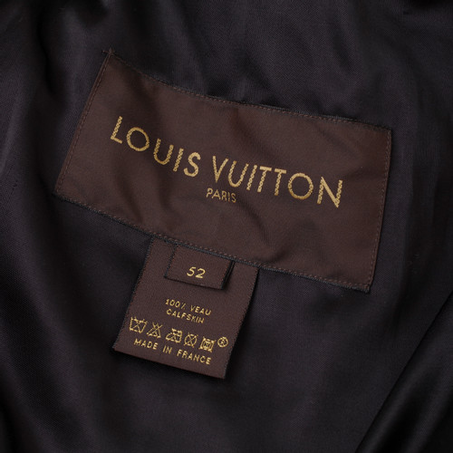 LOUIS VUITTON Damen Jacke/Mantel aus Canvas in Schwarz