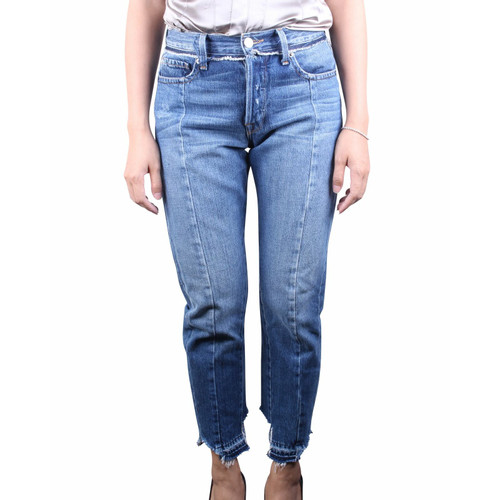 FRAME DENIM Damen Jeans aus Jeansstoff in Blau Größe: FR 34