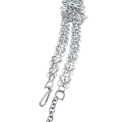 Christian Dior Necklace Silver in Silvery
