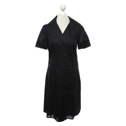 ST. EMILE Damen Kleid aus Baumwolle in Schwarz Größe: DE 38