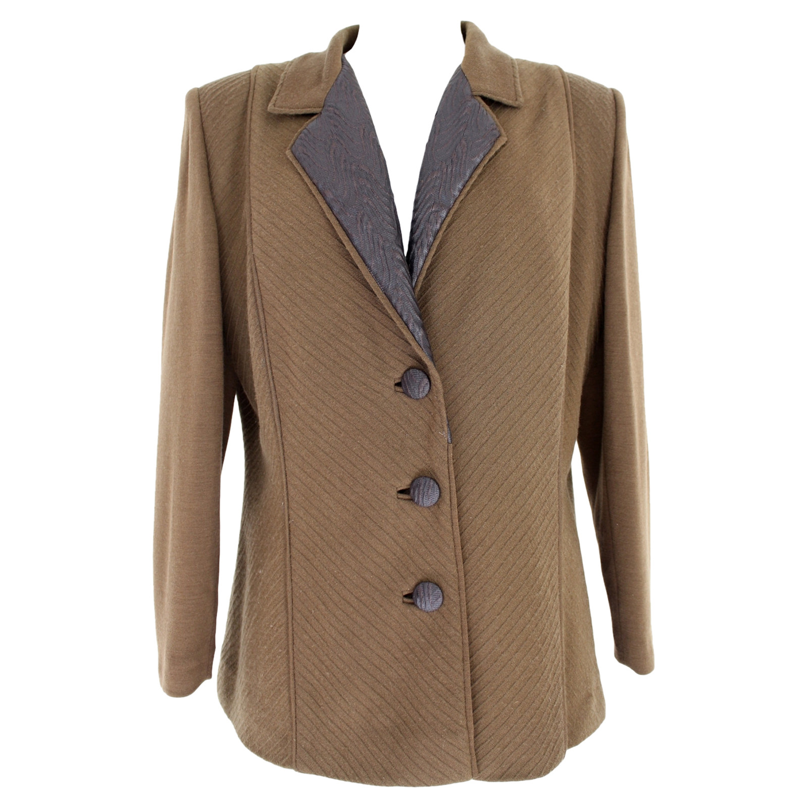PIERRE CARDIN Women's Jacke/Mantel aus Wolle in Braun