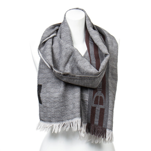 GUCCI Women's Schal/Tuch aus Wolle in Grau | Second Hand