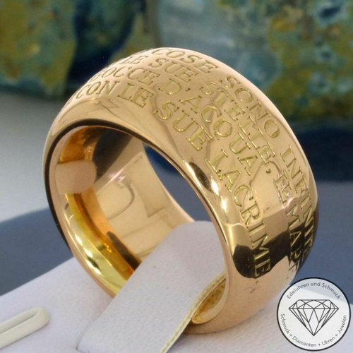 WEMPE Damen Ring aus Rotgold in Gold | REBELLE