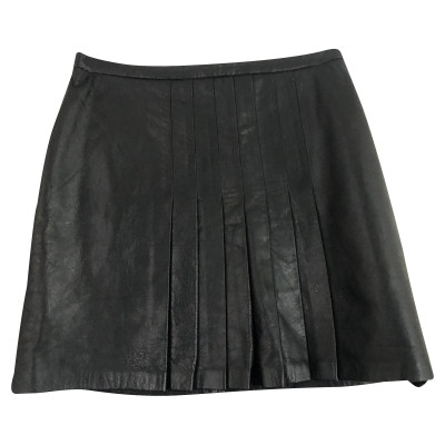 Versus Skirt Leather in Black