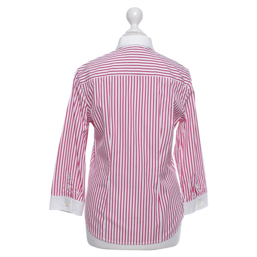 POLO RALPH LAUREN Dames Gestreepte blouse in rood / wit