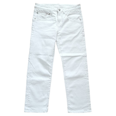 R 13 Jeans aus Jeansstoff in Weiß