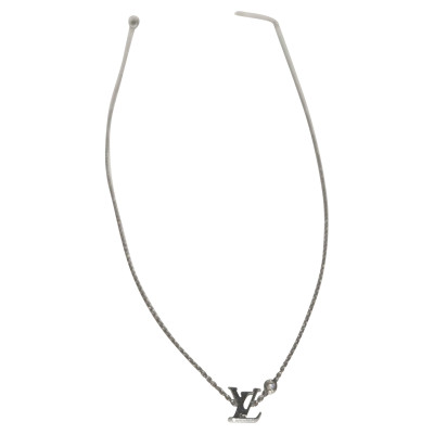 Louis Vuitton Necklace White gold in White
