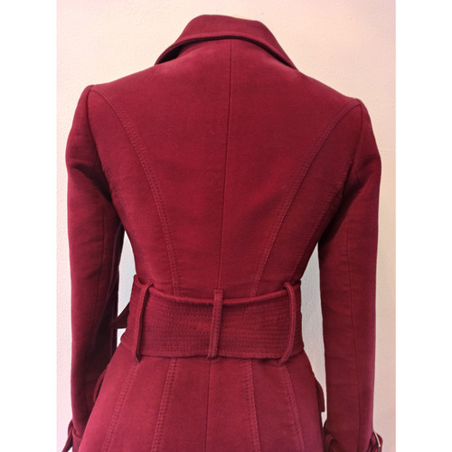KAREN MILLEN Dames Jacke/Mantel aus Baumwolle in Rot