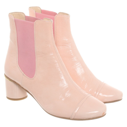 STINE GOYA Women's Ankle boots Patent leather in Pink