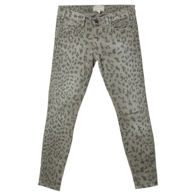 Current Elliott Jeans "De stiletto" met Luipaard patroon