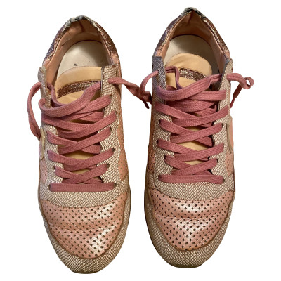 Philippe Model Chaussures de sport en Cuir en Rose/pink