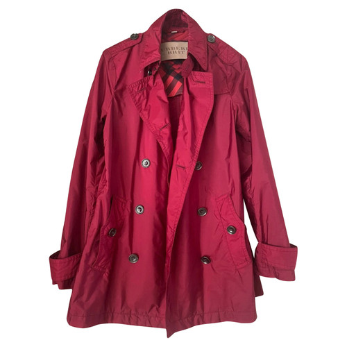 BURBERRY Women's Jacket/Coat in Red Size: FR 38