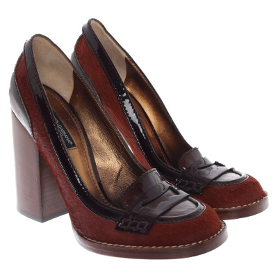 Dolce & Gabbana Pumps/Peeptoes Patent leather in Brown