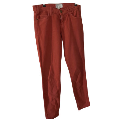 Current Elliott Jeans in Cotone in Rosso