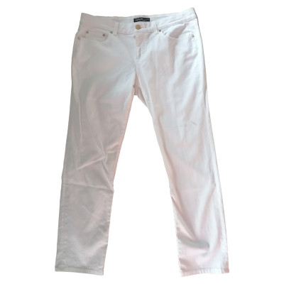 Salvatore Ferragamo Trousers Cotton in White