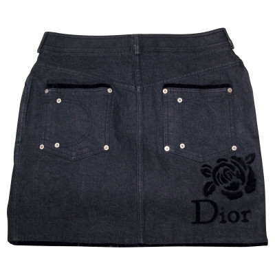 Christian Dior Skirt Cotton in Black