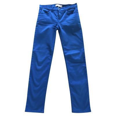 Emilio Pucci Trousers Cotton in Blue