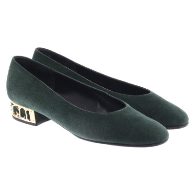 Bruno Magli Pumps/Peeptoes Leather in Green