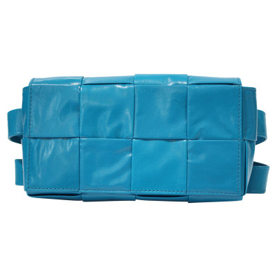 Bottega Veneta Cassette Small Leather in Blue