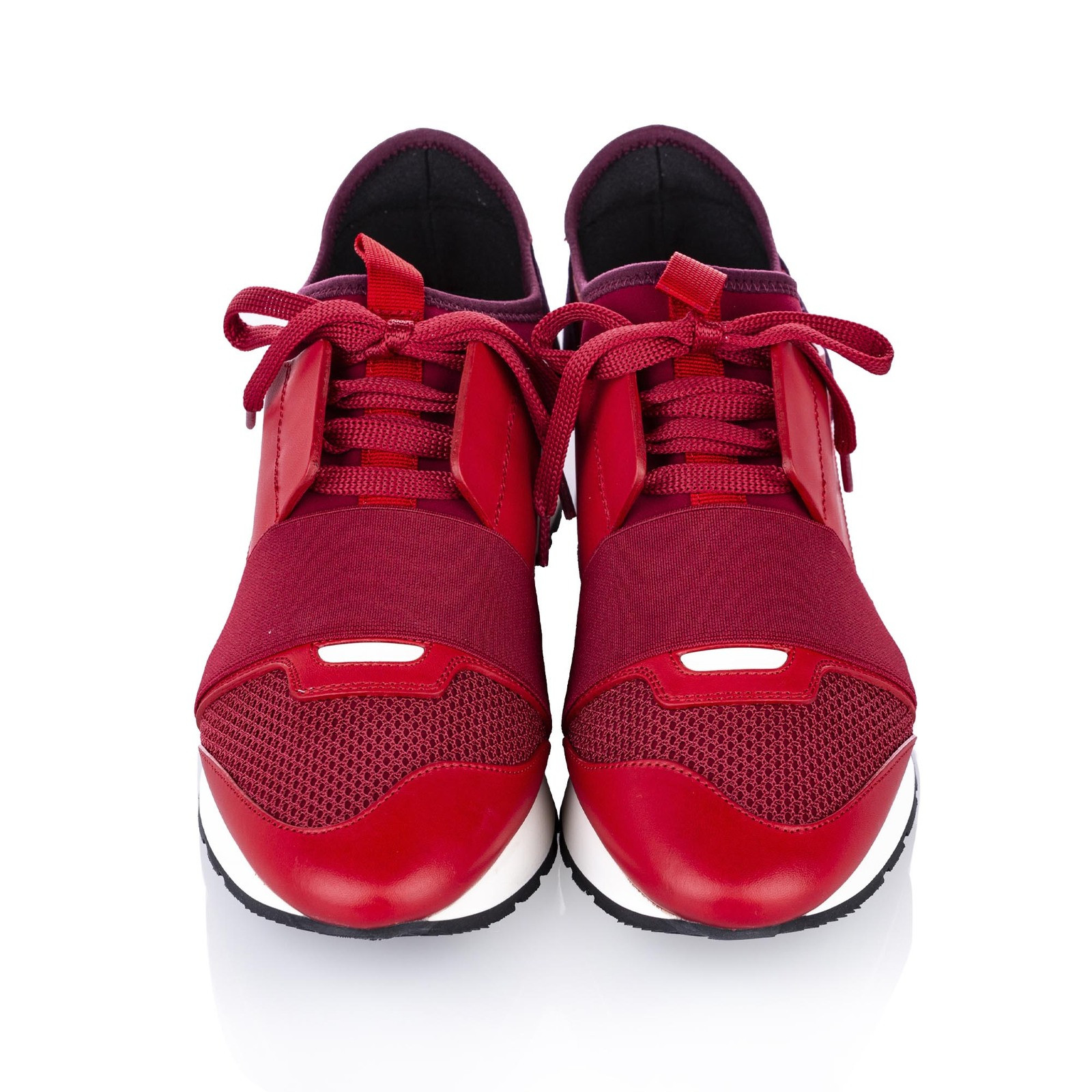 BALENCIAGA Women's Sneakers aus Baumwolle in Rot Size: EU 35