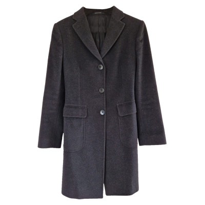 Tagliatore Jacke/Mantel aus Baumwolle in Grau