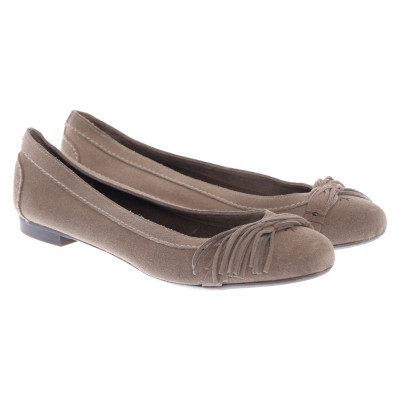 Henry Beguelin Slippers/Ballerinas Leather in Grey