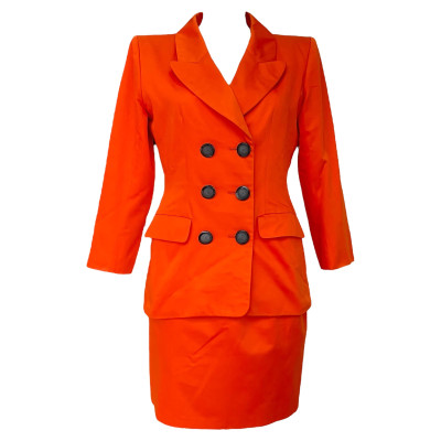 Yves Saint Laurent Suit Cotton in Orange