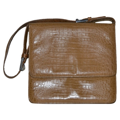Fratelli Rossetti Handtasche aus Leder in Ocker